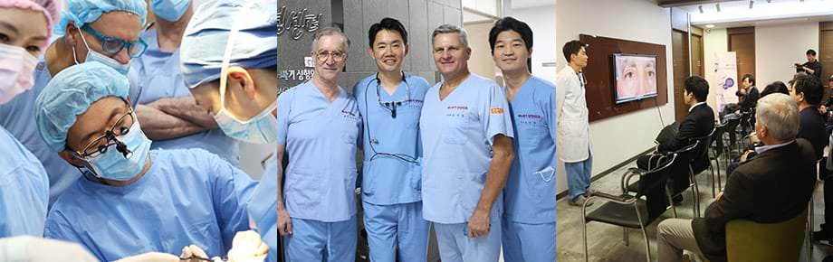 Bác sĩ phẫu thuật thẩm mỹ Banobagi đã mời tiến sĩ Capurro tham dự hội thảo phẫu thuật thẩm mỹ nếp nhăn và tiến hành sự kiện học thuật phẫu thuật thẩm mỹ sử dụng băng đàn hồi.